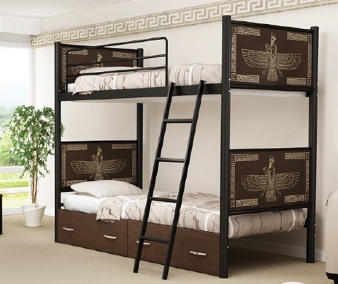 تخت دوطبقه فلزی فروهر D124